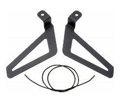 Afbeeldingen van Sant Louis zadeltassen zwart met universele afstandhouders Custom Acces