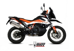 Afbeeldingen van MIVV Speed Edge RVS demper KTM 790/890 Adventure / R '19- / 890 SMT