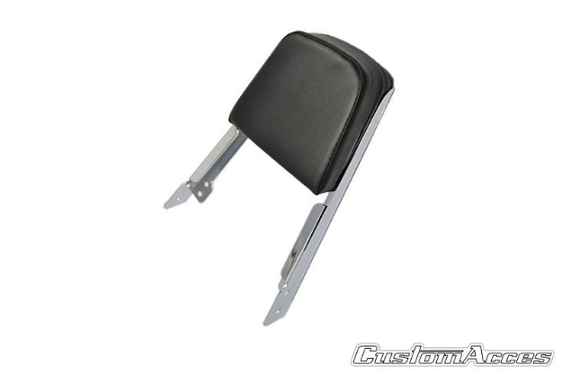 Afbeeldingen van Sissybar RVS Custom Acces model Confort voor diverse Harley Davidson modellen