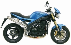 Afbeeldingen van MIVV X-cone RVS dempers Triumph Speed Triple 1050 '05-'06