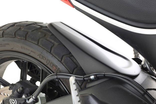Afbeeldingen van Achterspatbord mat zwart Ducati Scrambler 2015-