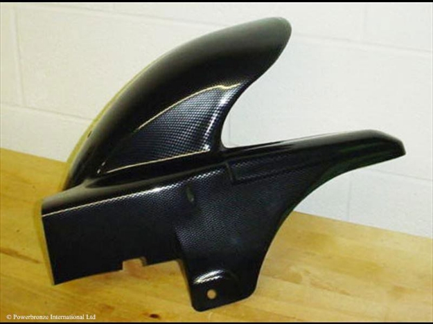 Afbeeldingen van Achterspatbord zwart Honda VFR800FI 1998-2001