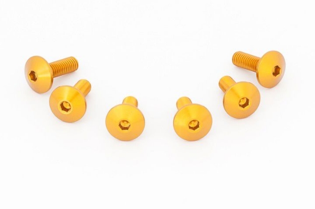 Afbeeldingen van Kuipruitboutjes Evotech aluminium (set) Suzuki GSX-R 600/750 '06-'10