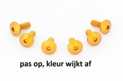 Afbeeldingen van Kuipruitboutjes Evotech aluminium (set) Aprilia RS 250 '99-/ Yamaha XJ6 '09-'12