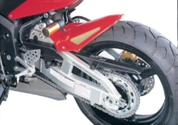 Afbeeldingen van Achterspatbord sport-line zwart met zilver gaas Honda CBR600RR 2003-2004 (UVK)