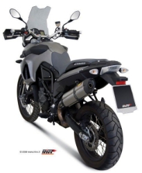 Afbeeldingen van MIVV Suono Steel Black RVS demper BMW F650GS / F800GS