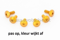 Afbeeldingen van Kuipruitboutjes Evotech aluminium (set) BMW S1000RR '15