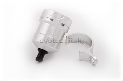 Afbeeldingen van Remvloeistofpotje aluminium 15ml Evotech zilver/zilver
