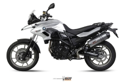 Afbeeldingen van MIVV Oval carbon demper met carbon cap (big) BMW F700GS '12-
