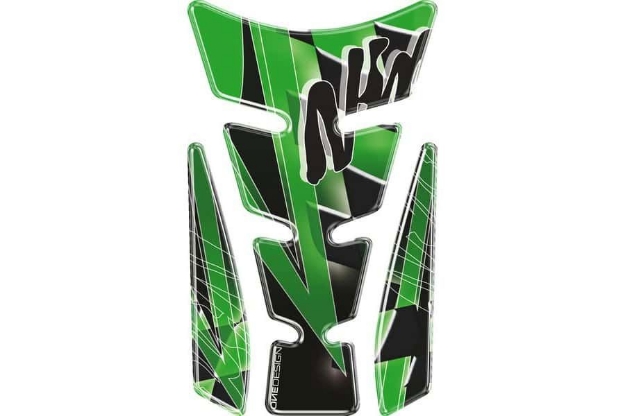 Afbeeldingen van Tankpad Wings Puig Kawasaki Ninja groen