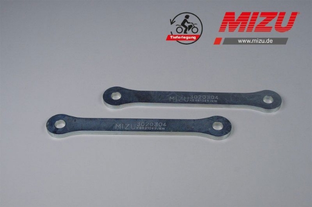 Afbeeldingen van Verlaging set Mizu diverse Kawasaki / Suzuki / Yamaha modellen