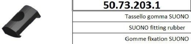 Afbeeldingen van MIVV Suono fitting rubber (dik)