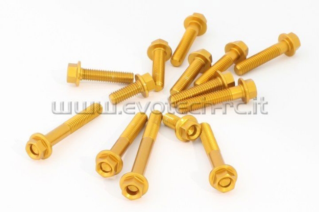 Afbeeldingen van Blokboutenset Evotech aluminium (set) Yamaha YZF-R6 '03-'05