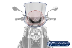 Afbeeldingen van Windscreen R-MARATHON high BMW R1200R LC - smoked grey Wunderlich
