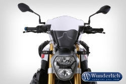 Afbeeldingen van Windscreen R-MARATHON medium BMW R1200R LC - smoked grey Wunderlich