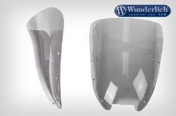 Afbeeldingen van Touring Sport screen for fairings Trophy and Daytona high BMW R1200R -'14/ R Nine T modellen - smoked grey Wunderlich