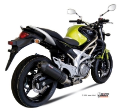 Afbeeldingen van MIVV Oval carbon demper met carbon cap (small) Suzuki Gladius SFV650 '09-
