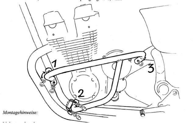 Afbeeldingen van Valbeugel chroom Hepco&Becker Honda CB750 '92-03