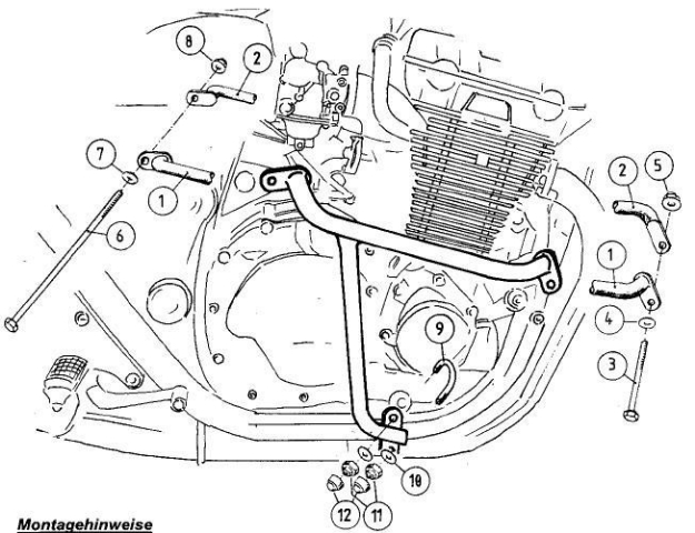 Afbeeldingen van Valbeugel zwart Hepco&Becker Honda CB1300 '98-02