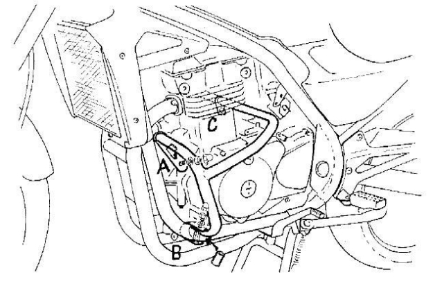 Afbeeldingen van Valbeugel zwart Hepco&Becker Kawasaki ER-5 '97-00