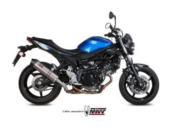 Afbeeldingen van MIVV Oval carbon demper met carbon cap Suzuki SV650 '16-