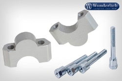 Afbeeldingen van Handlebar riser for Models with BMW Navigation System BMW R1200R(S) LC - silver Wunderlich