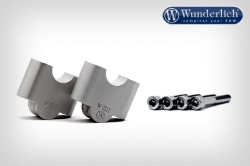 Afbeeldingen van Handlebar riser 25mm diverse BMW modellen - silver