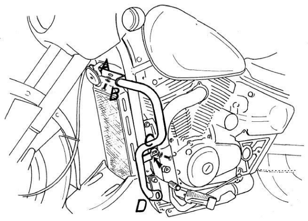 Afbeeldingen van Valbeugel Hepco&Becker chroom Suzuki VZ800 Marauder '96-03