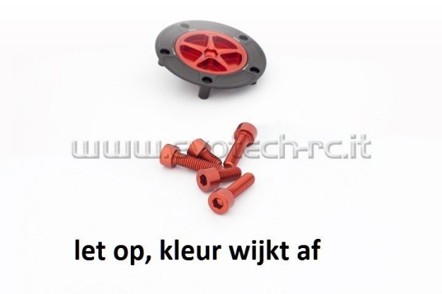 Afbeeldingen van Tankdop boutjes voor tankdop (set) Evotech BMW / Triumph