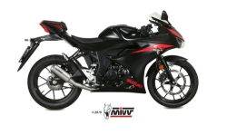 Afbeeldingen van MIVV MK3 RVS Suzuki GSX-R125 / GSX-S125 '17-