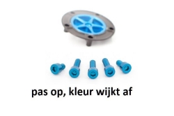 Afbeeldingen van Tankdop boutjes voor tankdop (set) Evotech Kawasaki ZX12R