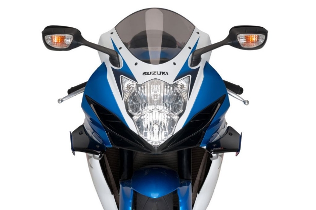 Afbeeldingen van Side Spoiler Downforce Sport Puig voor de Suzuki GSX-R600 / GSX-R750 - rood