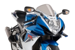Afbeeldingen van Side Spoiler Downforce Sport Puig voor de Suzuki GSX-R600 / GSX-R750 - rood