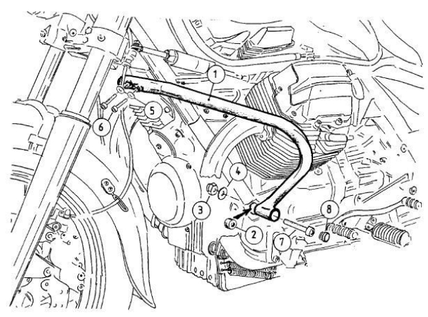 Afbeeldingen van Valbeugel chroom Hepco&Becker Moto Guzzi CALIFORNIA '99-12