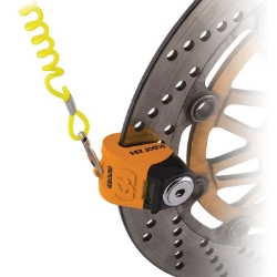 Afbeeldingen van Slot voor remschijf model Scoot XD5 Oxford Oranje