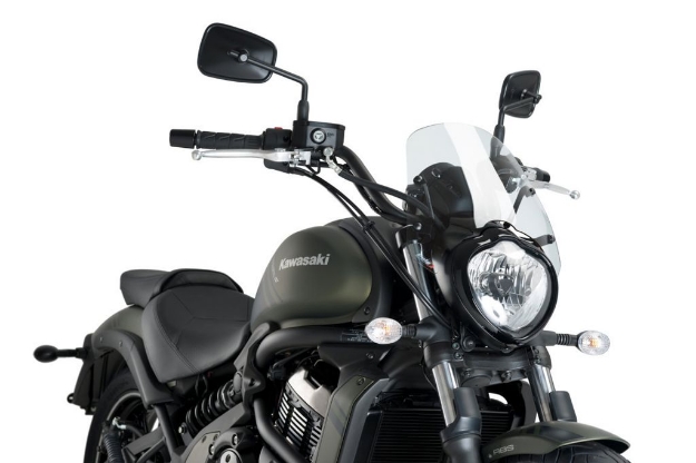 Afbeeldingen van Vervangingsruit naked Bike Puig touring Kawasaki Vulcan S '15-/ Cafe '17--transparant