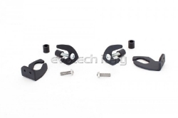 Afbeeldingen van Evotech kentekenplaatbeugeltjes voor montage originele knipperlichten Ducati