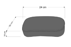 Afbeeldingen van Passenger seat Taco zwart Custom Acces