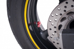 Afbeeldingen van Haakse ventielen 11mm Puig aluminium per set