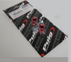 Afbeeldingen van Bobbin-kit Puig aluminium model classic small M8 rood (UVK)