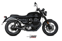 Afbeeldingen van MIVV Ghibli RVS black dempers Moto Guzzi V7 III '17-