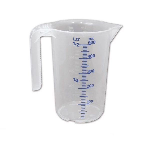 Afbeeldingen van Maatbeker 500ml met fijne verdeling Baas