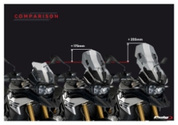 Afbeeldingen van Vervangingsruit verstelbaar transparant Puig BMW F850GS '18-