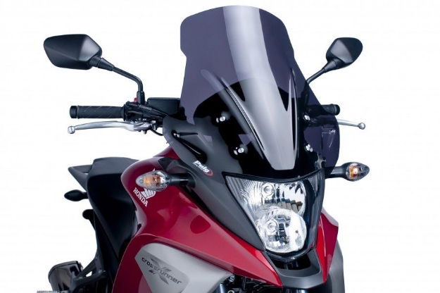 Afbeeldingen van Vervangingsruit touring Puig Honda VFR800X Crossrunner '11-'14 -zwart