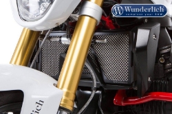 Afbeeldingen van Water cooler protection grill BMW R1200R(S) LC - black Wunderlich