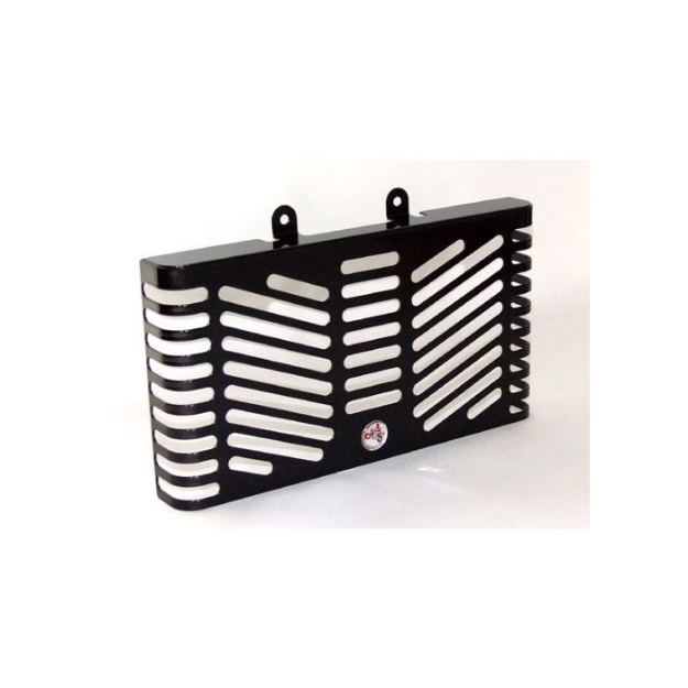 Afbeeldingen van Radiatorcover zwart RVS Suzuki GSF1200N/S '96-'00 (UVK)