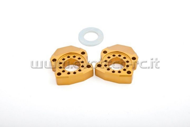Afbeeldingen van Kettingspanners Evotech Kawasaki ER6-N '12-'16/ Z900 RS '18--Goud