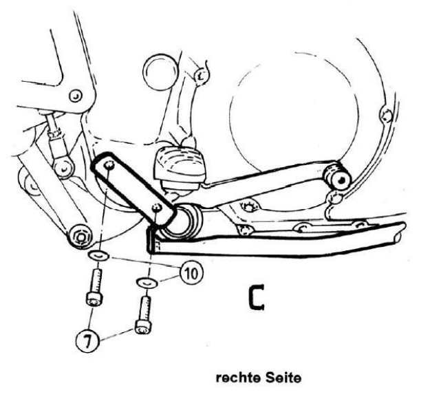Afbeeldingen van Valbeugel zwart Hepco&Becker voor Cagiva Navigator 1000 '00-05