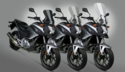 Afbeeldingen van Vervangingsruit National Cycle VStream touring transparant Honda NC700X / NC750X