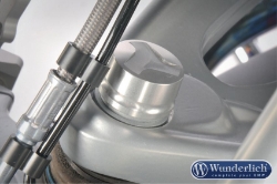 Afbeeldingen van Aluminium cover for Telelever joint diverse BMW modellen - silver Wunderlich